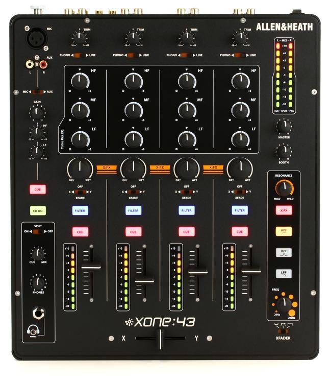 Allen & Heath Xone:43 4-channel DJ Mixer Allen & Heath Xone:43 4-channel DJ Mixer - Image 1