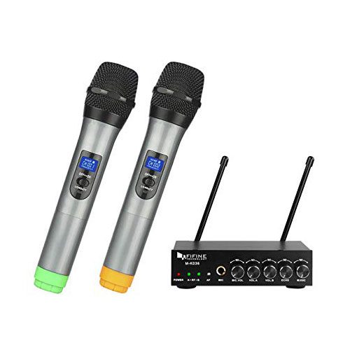 Fifine K036 Dual Channel Wireless Handheld Microphone Fifine K036 Dual Channel Wireless Handheld Microphone - Image 1