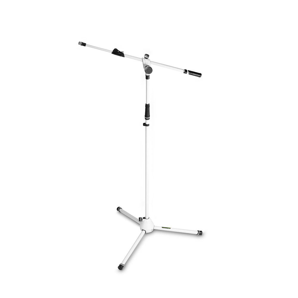 Gravity - MS 4322 W Microphone Stand with Folding Tripod Base White Gravity - MS 4322 W Microphone Stand with Folding Tripod Base White - Image 1