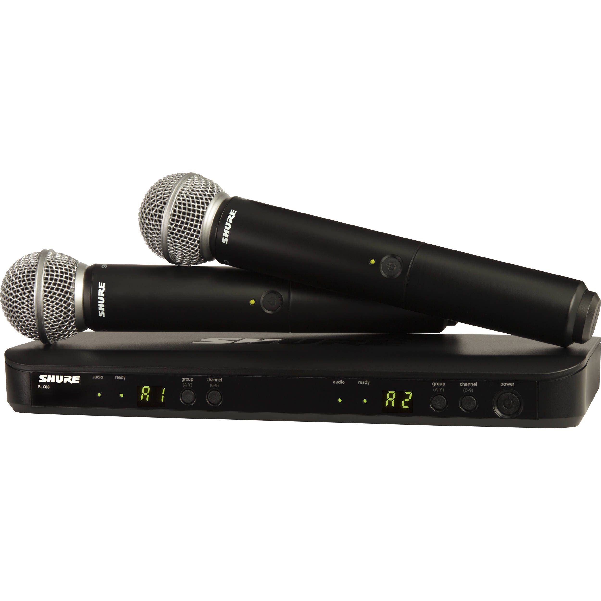 Shure BLX288/SM58 Dual-Channel Wireless Handheld Microphone Shure BLX288/SM58 Dual-Channel Wireless Handheld Microphone - Image 1